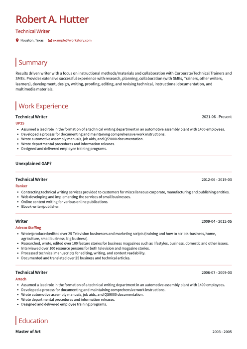 brown resume template zenith