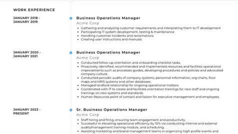 ATS Keywords for Operations Manager Resume | Operations Management Resume Buzzwords