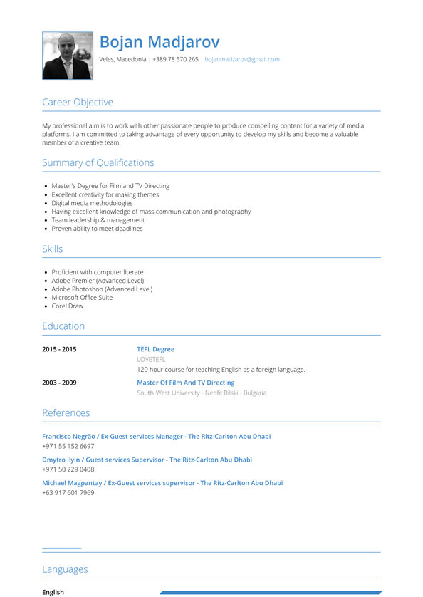 Captain Resume Samples and Templates | VisualCV