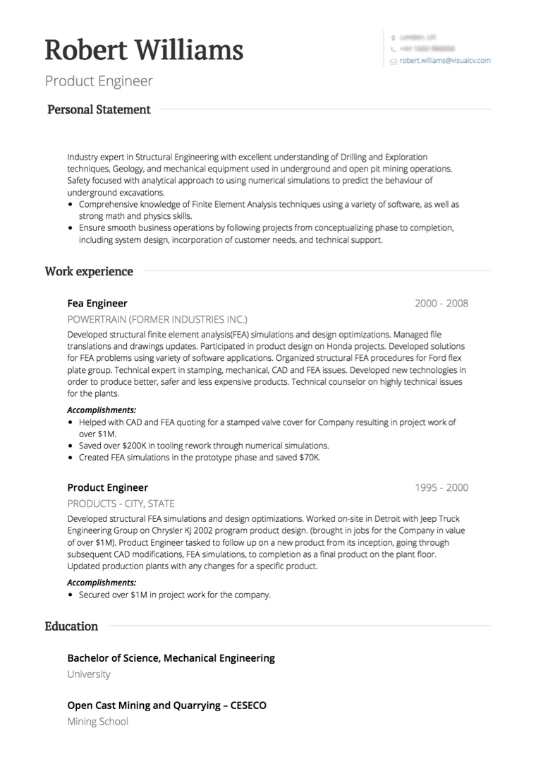 resume template free singapore