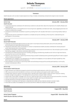 3+ Health Educator Resume Examples and Templates