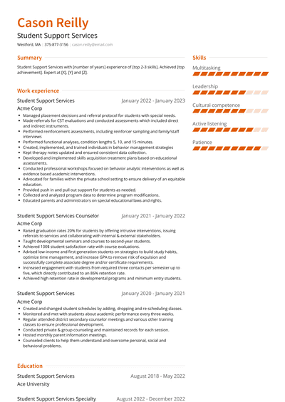 learning support officer resume examples