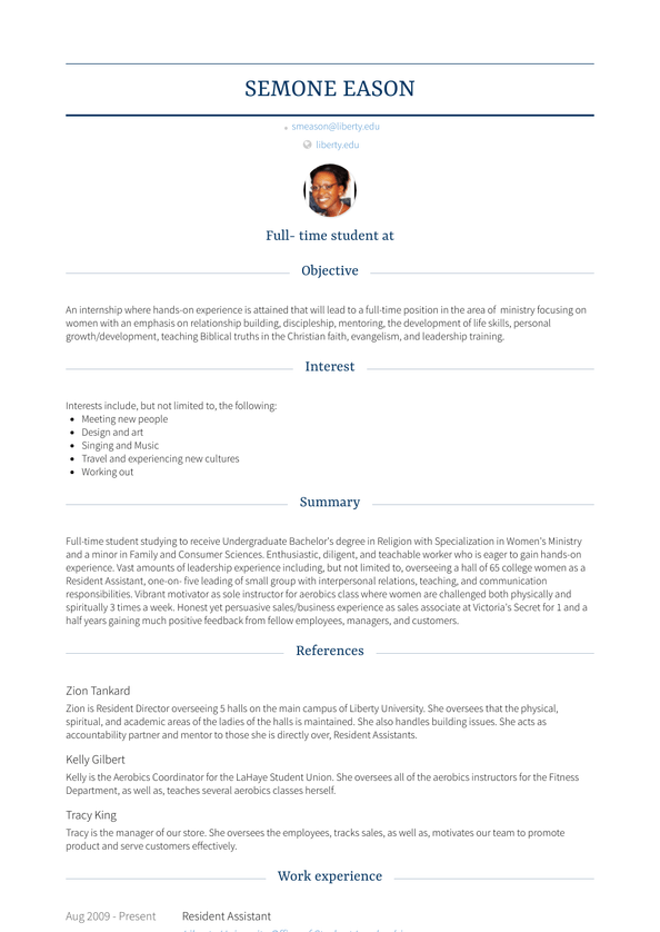 Job Description For Resident Assistant