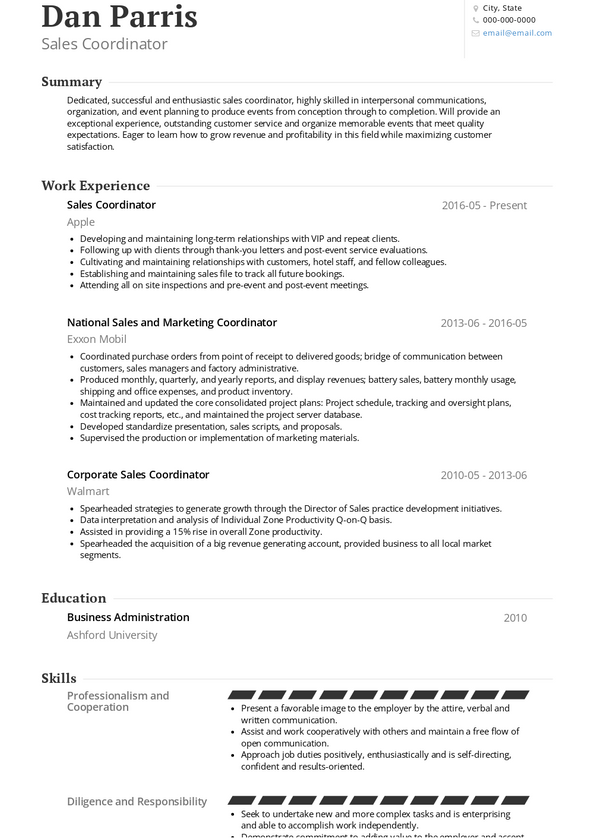 Sales Resume Samples and Templates | VisualCV