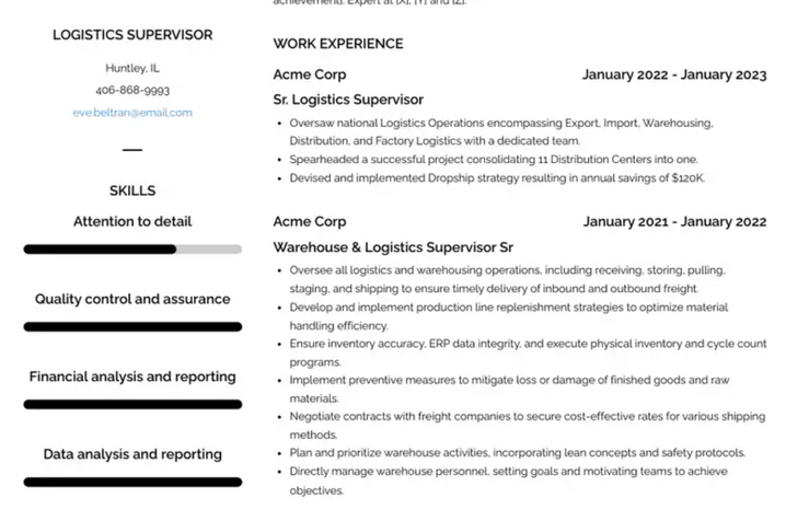 ATS Keywords for Logistics Manager Resume | Logistics and Supply Chain Resume Buzzwords