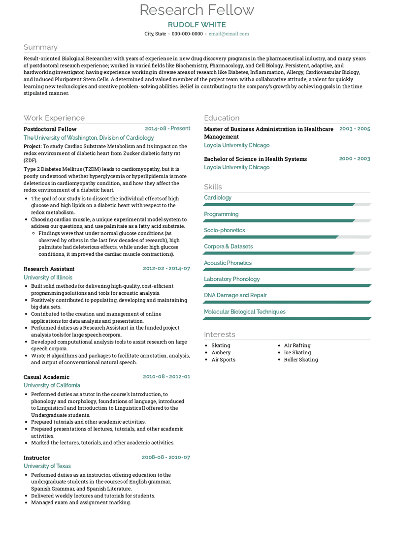 research-fellow-resume-samples-and-templates-visualcv