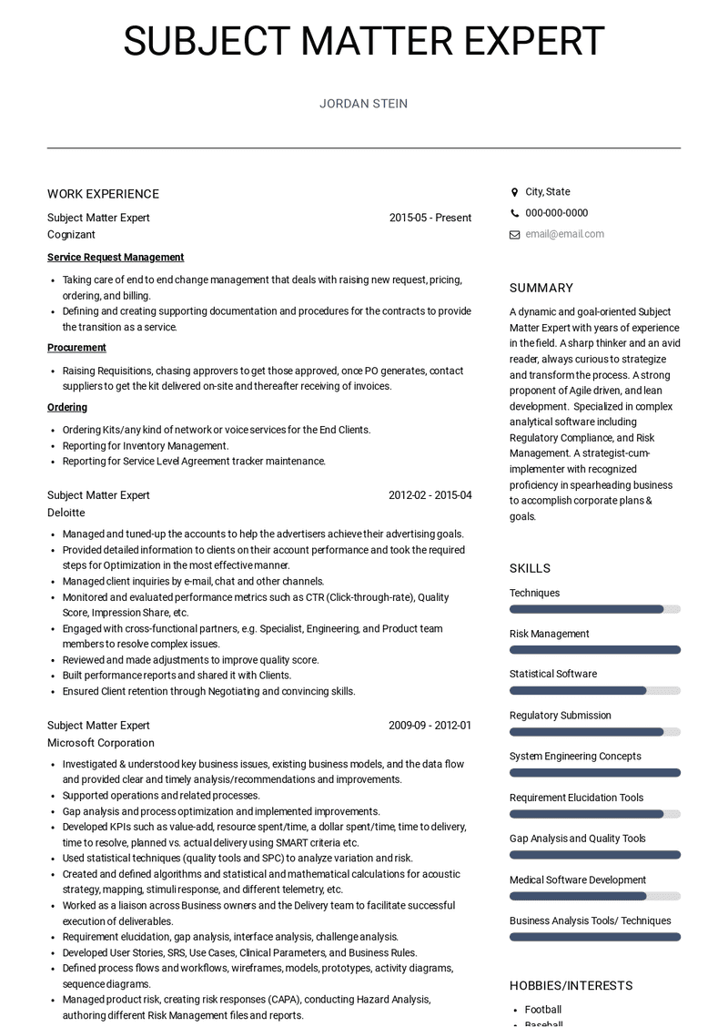Does Resume Template Matter